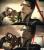 Bayonetta Grafik-Vergleich zwischen PS3-(oben) und Xbox-360-Version (unten). (1)