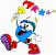 <strong>Izzy</strong> - Eigentlich das Maskottchen für die olympischen Sommerspiele in Atlanta 1996. Danach kam das Spiel "Izzy's Quest For the Olympic Rings". Das Spiel und alle anderen Merchandise-Produkte floppten elendig.