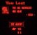 Game Over aus Teleroboxer für Nintendos Virtual Boy.