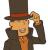 PROFESSOR LAYTON: Wer einen Hut trägt, ist automatisch Doktor. Das ist ein Fakt. Basta!