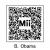 Barack Obama (QR Code)