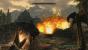 Sobald ein Drache besiegt wurde, geht sein Körper in Flammen auf, nur das Skelett bleibt dauerhaft in der Landschaft zurück. Als Belohnung nimmt der Spieler die Seele des Drachen auf. - Bild stammt aus der Xbox 360-Version von The Elder Scrolls 5: Skyrim.