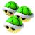 Grüne Koopa-Panzer im Dreierpack