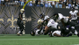 Selbst fünf Defense-Spieler können diesen Saints-Receiver nicht von der Endzone fernhalten.