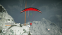 Die Herausforderungen im Paraglider sind recht öde, gewähren aber einen schönen Ausblick.