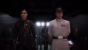 Die Geschichte von Commander Iden Versio (hier mit ihrem Vater Admiral Versio) entwickelt sich zu sehr zu einem Klischee und wirkt dabei nicht immer glaubwürdig.