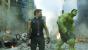 Szenenbild: "Marvel´s The Avengers" (2012) - Hawkeye und Hulk im Kampf