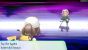 Gegen Top Vier Agathes Geist- und Gift-Pokémon gewinnen wir mit Leichtigkeit.