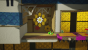 Yoshi's Crafted World: Welt 11 - Level 3: Herr von Samurais Schloss: Die ersten drehbaren Stacheplattformen in diesem Level führen euch zur dritten Blume.