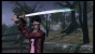Travis Touchdown zückt seine Waffe um sich auf den bevorstehenden Kampf vorzubereiten.&nbsp;