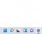 Teil der Taskleiste mit Startmenü, Suchfunktion, Aktive Anwendungen, Widgets, Chat und Optionen