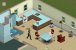 Duschen, aufräumen und dann beim Fernsehen Pizza futtern: Bei The Sims setzt Wright auf die Simulation des ganz normalen Alltags und begeistert damit Millionen.