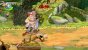 An wenigen Stellen im Spiel liefern sich Asterix und Obelix ein Wettrennen.