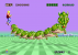 Space Harrier bot 18 Levels, von denen Suzuki zwei als Bonusabschnitte konzipierte. Hier im Bild: der fliegende Drache Squilla, Boss der ersten Welt. Wer den Klassiker nachholen will, kann dies unter anderem mit SEGA AGES Space Harrier für die Switch tun.