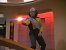 Fast hätte er mehr zu tun gehabt im Episodenklassiker Yesterday's Enterprise: Klingone Worf