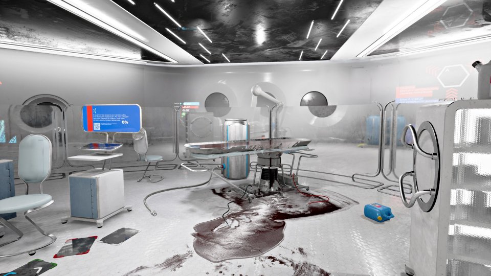 In Sachen Leveldesign bedienen sich die Entwickler von Mundfish bei Genrekollegen wie S.T.A.L.K.E.R. und Bioshock, aber auch bei anderen Medien wie der Sci-Fi-Serie Black Mirror.