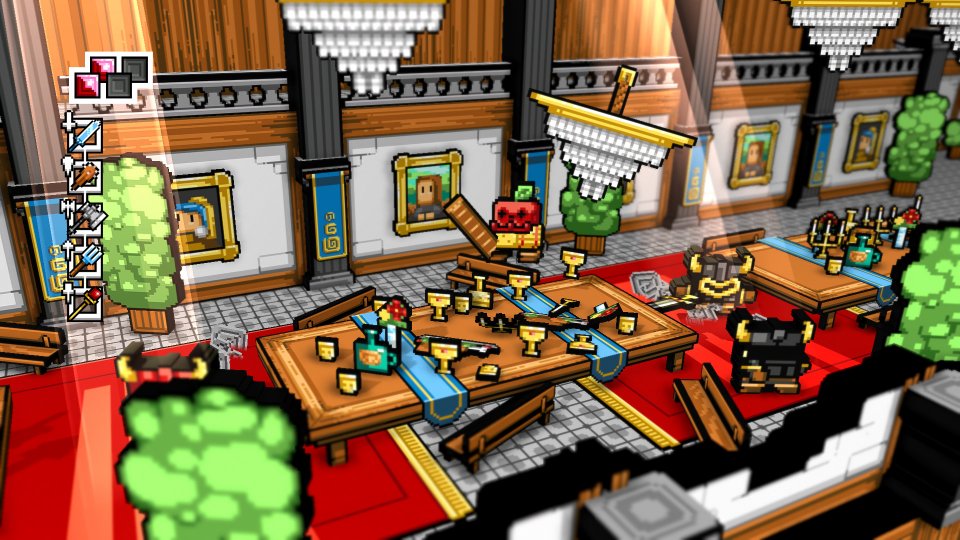 Der Look von Skellboy ist eine Art Mischung aus Paper Mario und der klassischen Indie-Pixelgrafik.