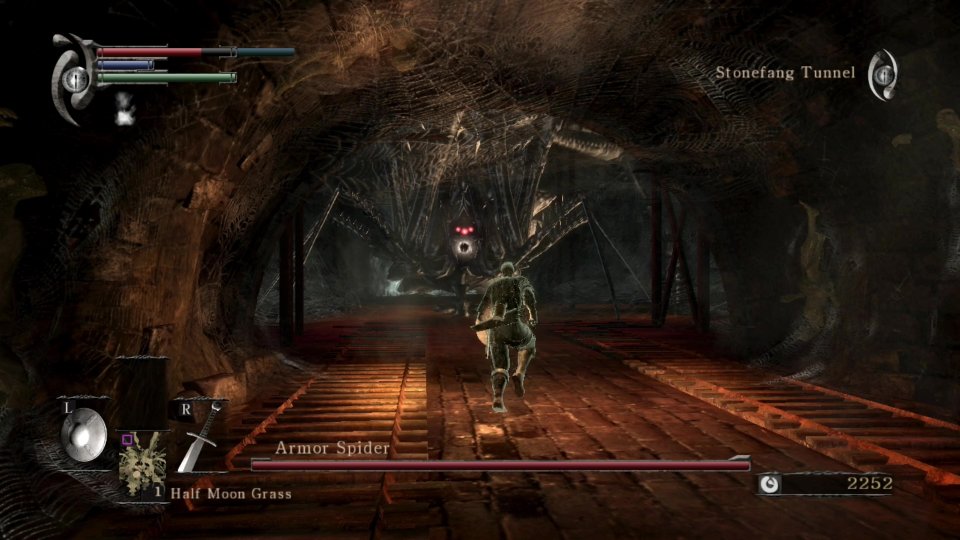 Kein Dark-Fantasy-Rollenspiel ohne Riesenspinne: Wer an Arachnophobie leidet, der sollte sich lieber zweimal überlegen ob er sich eines der Souls-Spiele antut ... <br> &nbsp;