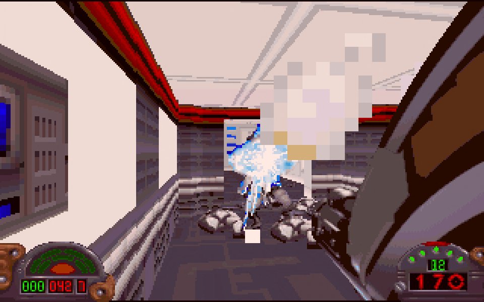 Dark Forces beinhaltete insgesamt zehn Waffen, darunter Thermaldetonatoren, Sturmtruppen-Flinten oder eben dieses schwere Repetiergewehr. <br> &nbsp;