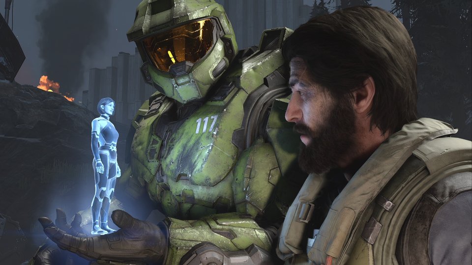 Die Guten auf einen Blick: Halo Infinite hätte mehr Charaktere vertragen können.