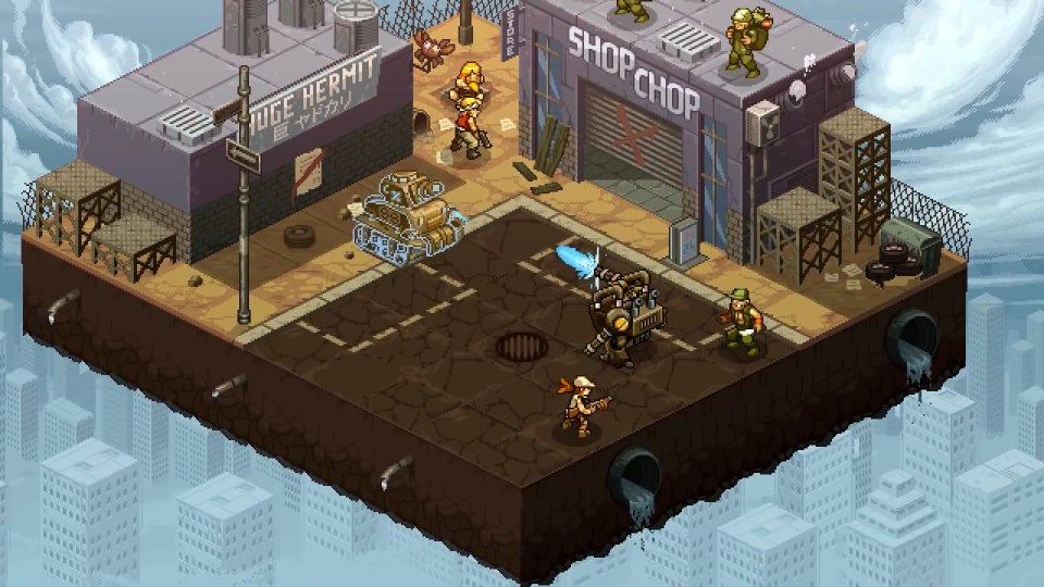 Metal Slug geht vom 2D-Plattformer zum Taktik-Rollenspiel.&nbsp;