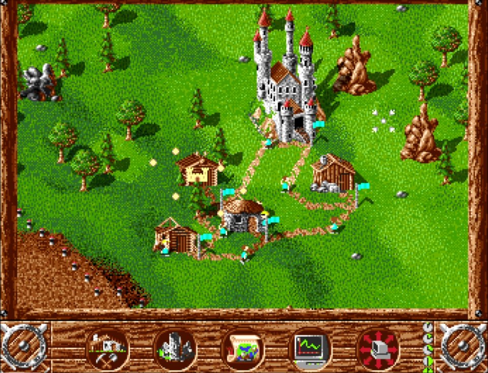 Platz 6: In Die Siedler brauchte es nur wenige Mausklicks, damit die eigenen Untergebenen das Reich des Spielers aufbauten.