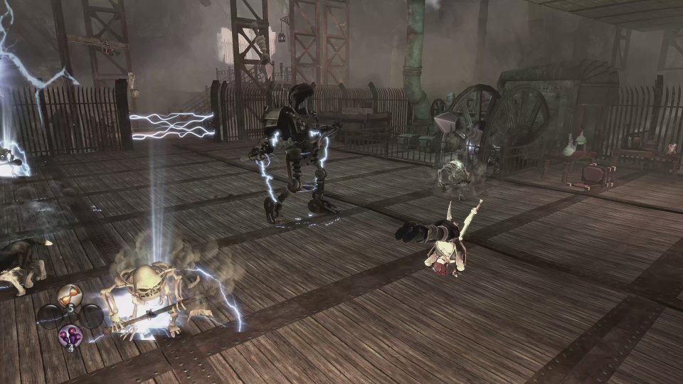 <strong>'Ziel den gleichen Blitz nochmal!':</strong> Statt das Magiesystem mit Fable 3 auszubauen, entschied man sich stattdessen dazu, es beinahe komplett über Bord zu werfen. Uns ist es nur noch möglich, mit dem passenden Handschuh Zauberkräfte zu entfesseln. Davon gibt es zusätzlich nur sechs Stück im Spiel - etwas mager.