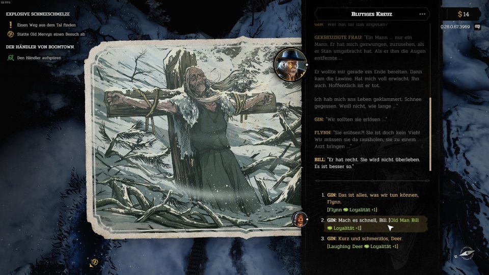 Die vielen Mini-Quests und Entscheidungen haben keine nennenswerten Auswirkungen.