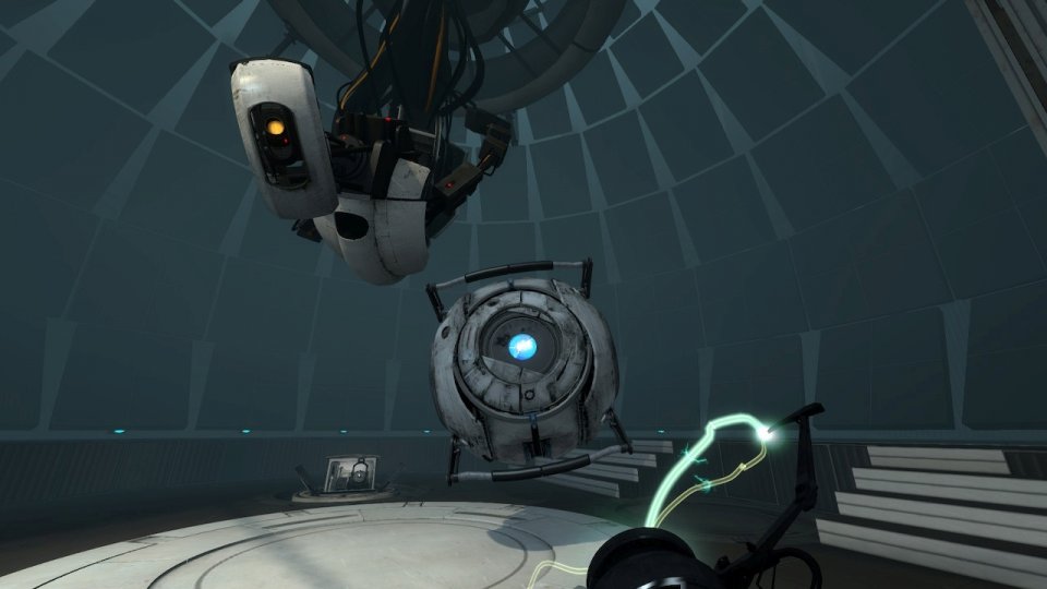 GLaDOS und Wheatley (im Original gesprochen von Stephen Merchant) sind unvergessliche Charaktere, die euch mit Witz und Herz durchs zweite Spiel begleiten.