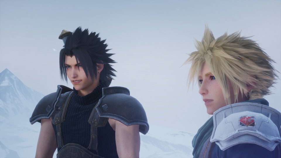 Die Geschichte von Crisis Core handelt von Zack (links) und seine Verstrickung mit Figuren aus Final Fantasy 7 wie Cloud (rechts).