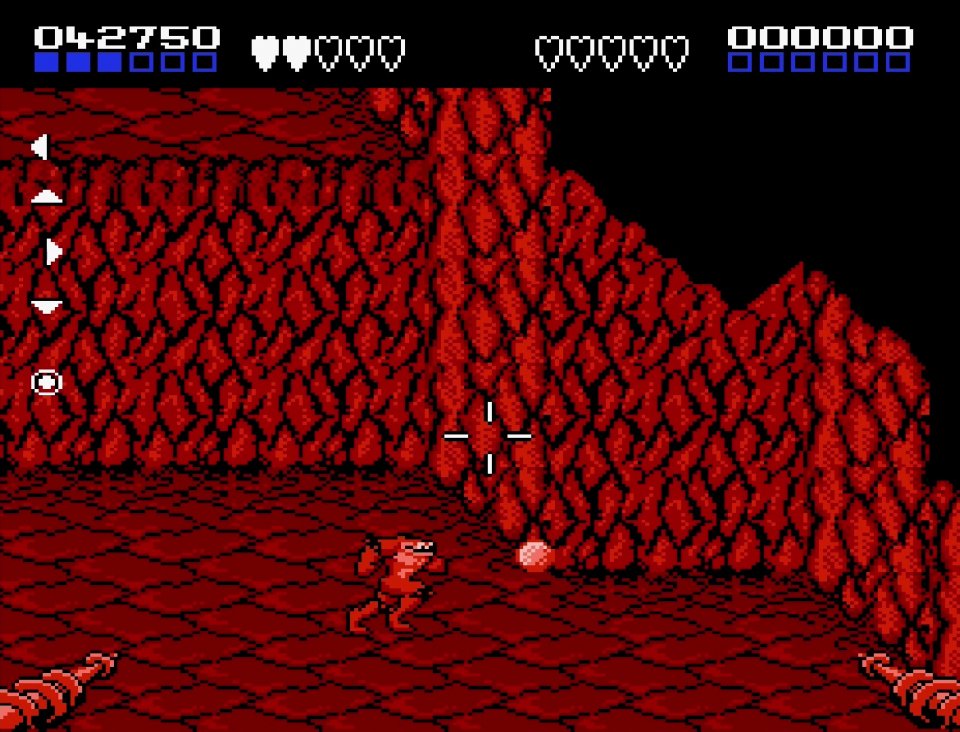 Der erste Endboss von Battletoads (1991) ist ein ebenso gutes wie seltenes Beispiel für die sogenannte Second-Person-Perspektive.