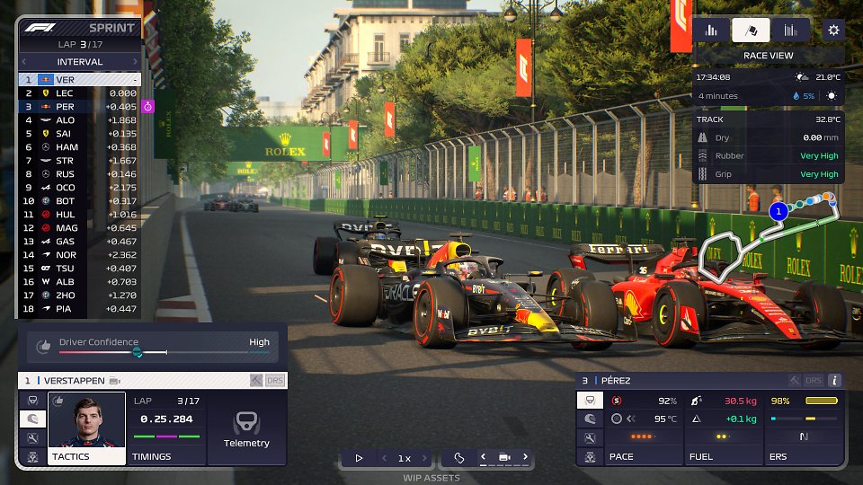 Verstappen und Leclerc kämpfen um Positionen