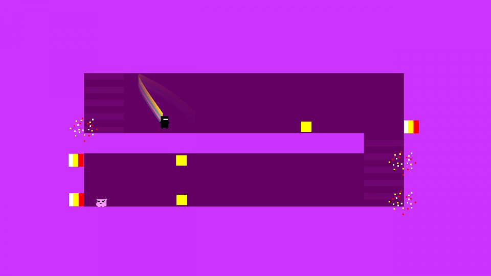 Commander Video ist eine freischaltbare Spielfgur in Super Meat Boy.