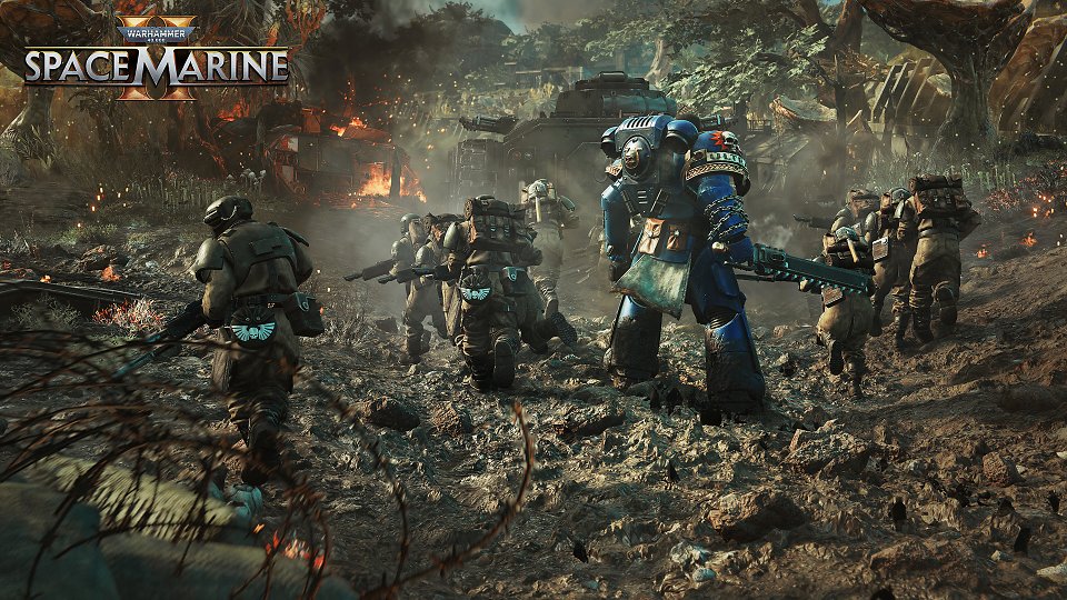 Ultramarines und Cadianer stürmen in die Schlacht.