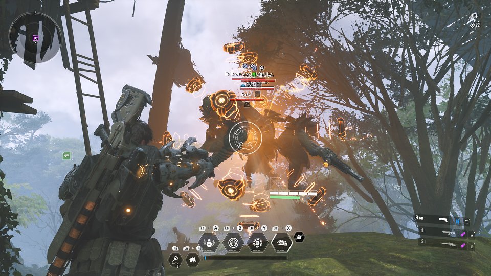 Das Gameplay von The First Descendant erinnert an Warframe.