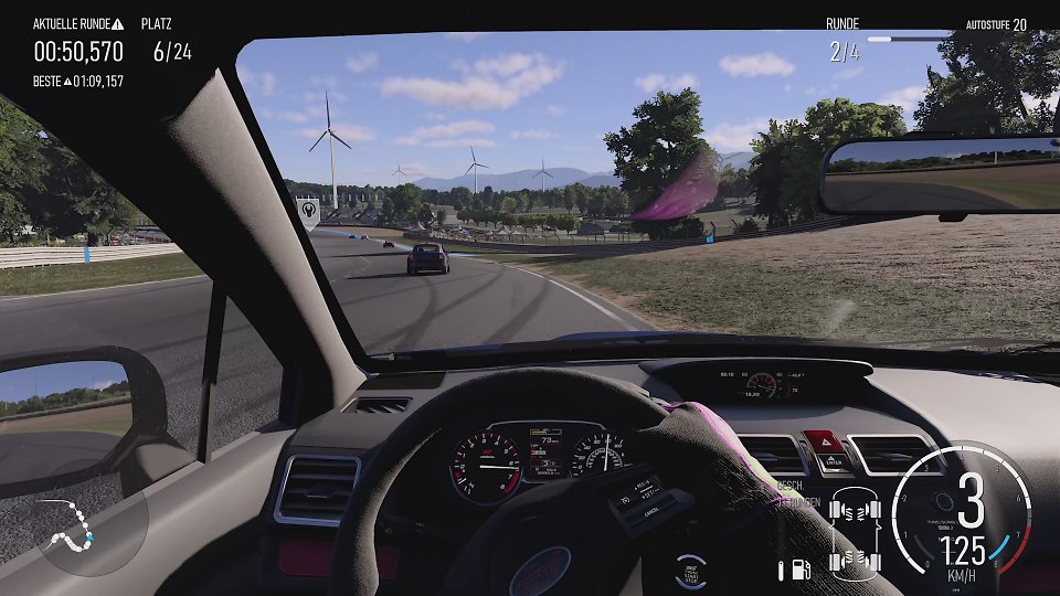 Die Cockpit-Perspektive kann sich in Forza Motorsport sehen lassen! Wir würden dennoch sagen, dass hier Gran Turismo 7 leicht in Führung liegt. Die Unterschiede sind aber dennoch marginal.