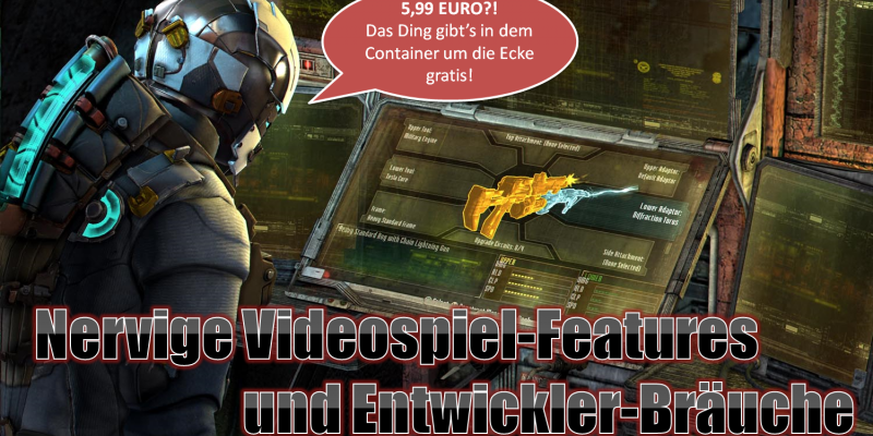Auf diese Gaming-Features und Bräuche können wir guten Gewissens verzichten.
