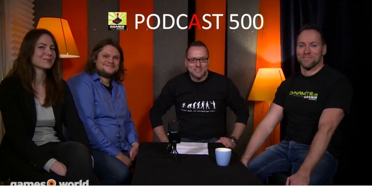 Games Aktuell Podcast 500: Katha, Simon, Thomas, Andy