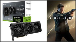 Asus Prime RTX 5070 Ti - 007 First Light gratis dazu