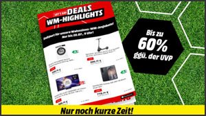 WM-Endspurt: Fernseher, Smartphones, Gaming, Computer, Zubehör & mehr bis zu 60% unter UVP
